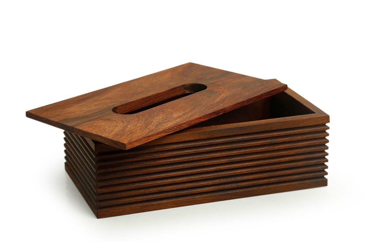 Wooden Resin Tissue Box